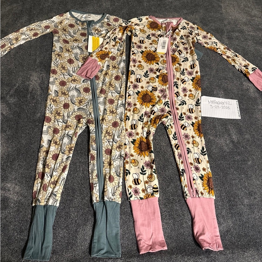 Little one shop sunflower bamboo zippy bundle